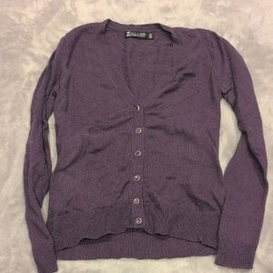 Purple Women's Cardigan